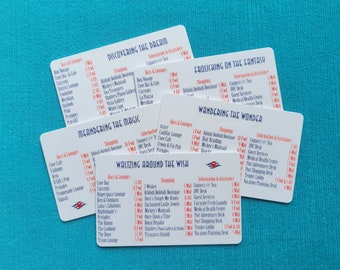 DCL - Deck Locator - Deck Finder - Wayfinder Cards - Disney Cruise - Dream - Fantasy - Magic - Wonder - Wish - FE Gift - Fish Extender