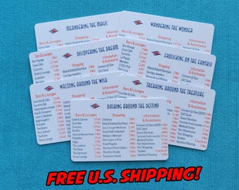 DCL Deck Locator® - Cruise Navigator Wayfinder - Disney Destiny Dream Fantasy Magic Treasure Wish Wonder - Pixie Dust Gift - Fish Extender