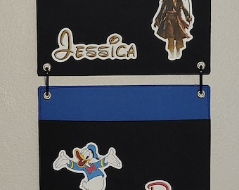 Custom Disney Cruise Fish Extender – Five Interchangeable Pockets, Any Character