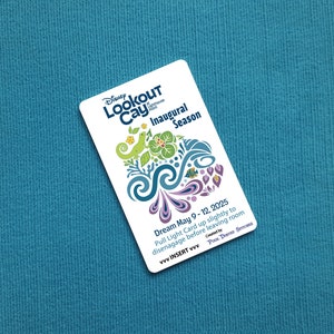 Disney Cruise Line Light Card® - Lookout Cay Inaugural Season - Carte d'activation d'interrupteur à clé pour Fish Extender FE Gift DCL