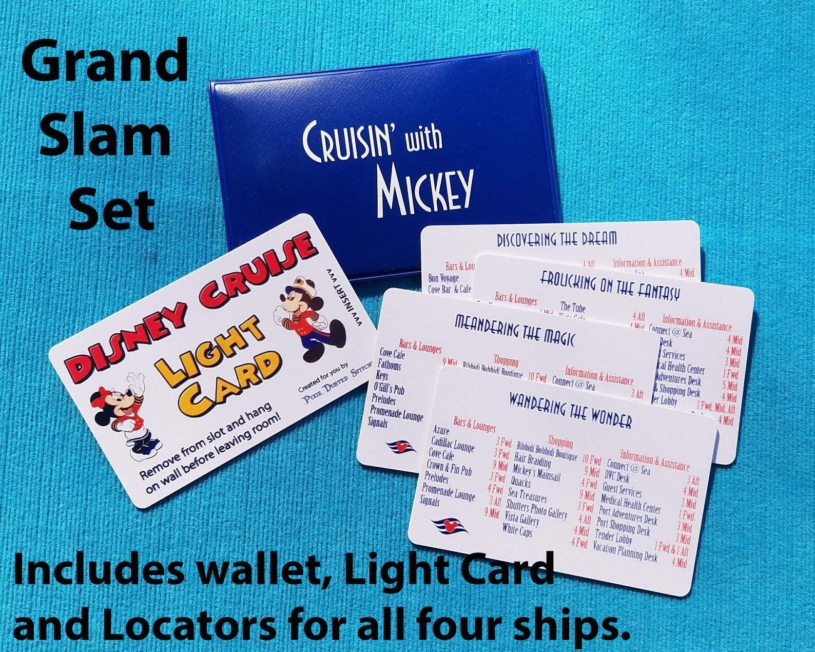 Disney Cruise Light Card® and Deck Locator Gift Sets Great Etsy