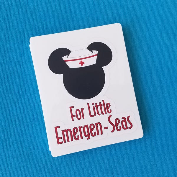 Disney Cruise First Aid Kit - Emergency Kit - Emergen-Sea - Disney Cruise Fish Extender Gift - DCL FE Gift - Cabin Gift