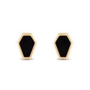 Black Coffin Studs