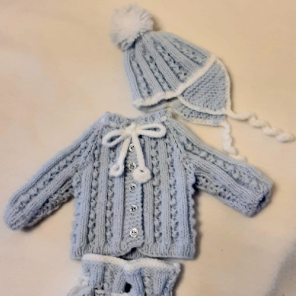 Bobble Stitch Cotton Knit Top