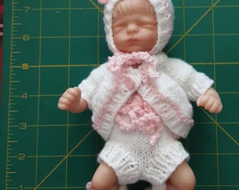 Knitted Bolero Set to fit 7"  Baby Doll