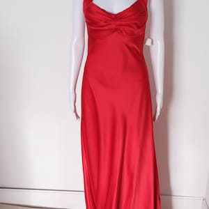 calvin klein red satin dress Red Dress, Calvin Klein ,red Dress , Size 10, Formal Dress , All Occasion Dress