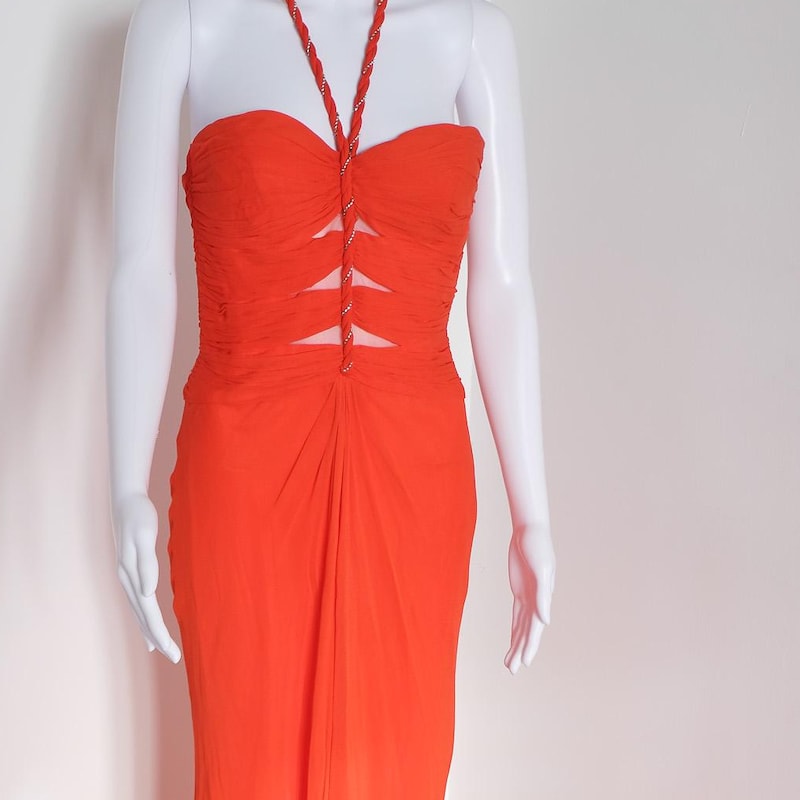 SEXY CHIFFON MAXI DRESS
