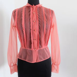 1950s Sheer Blouse - Etsy