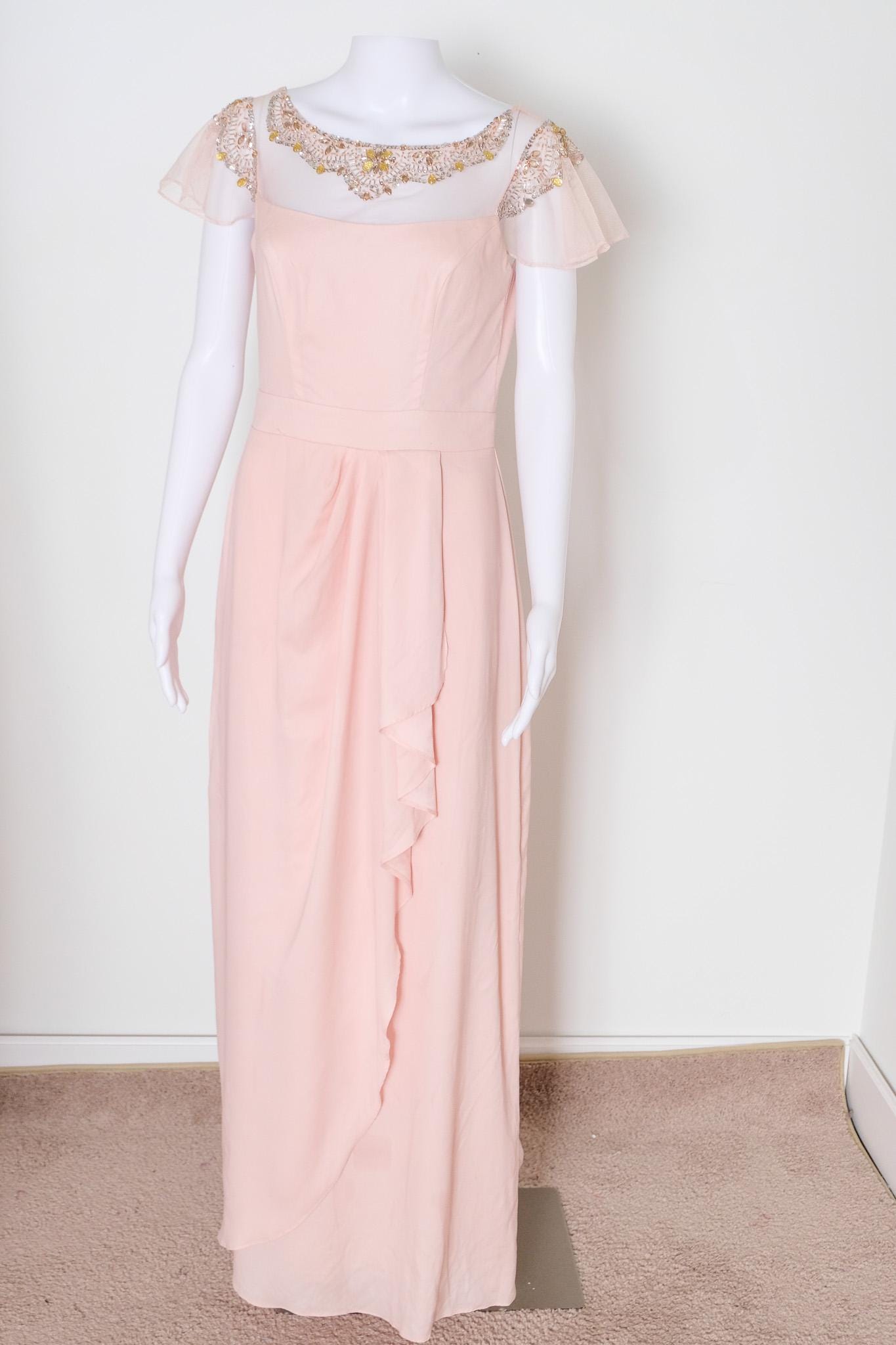 open lace back dress Dusky Pink Short Sleeve Ruched Front Side Tie Bodycon Pencil Dress  Pretty  Kitty Fashion