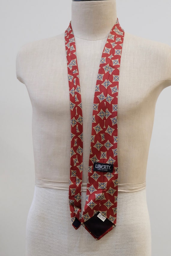 1990's Vintage Liberty Of London Silk Necktie / D… - image 5