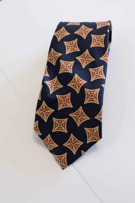 1990's Vintage Liberty Of London Silk Necktie / D… - image 5