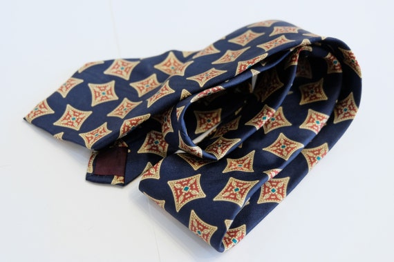 1990's Vintage Liberty Of London Silk Necktie / D… - image 1