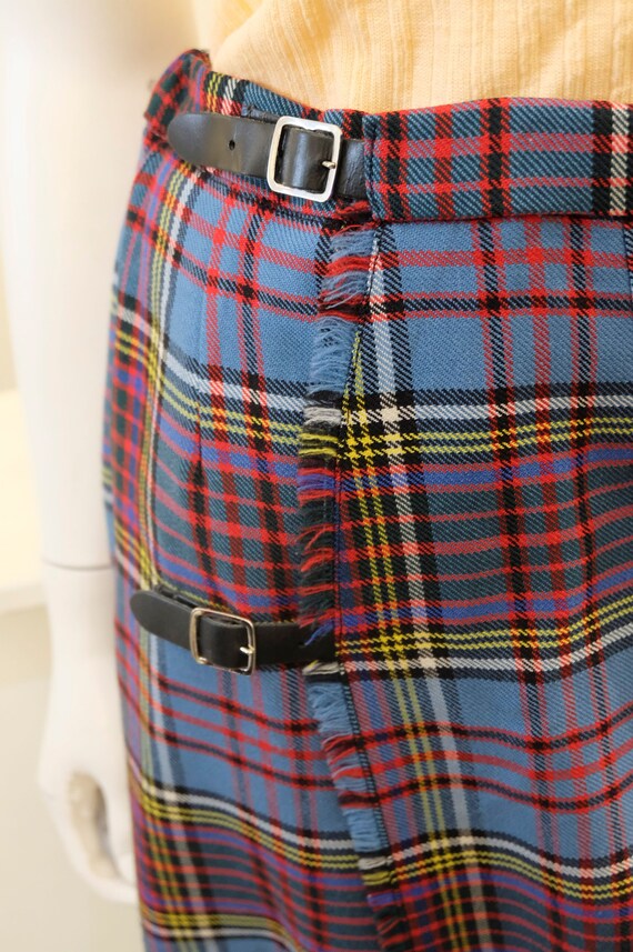 60’s Plaid Skirt Women's Kilt Wool by  Al Jean main image 1