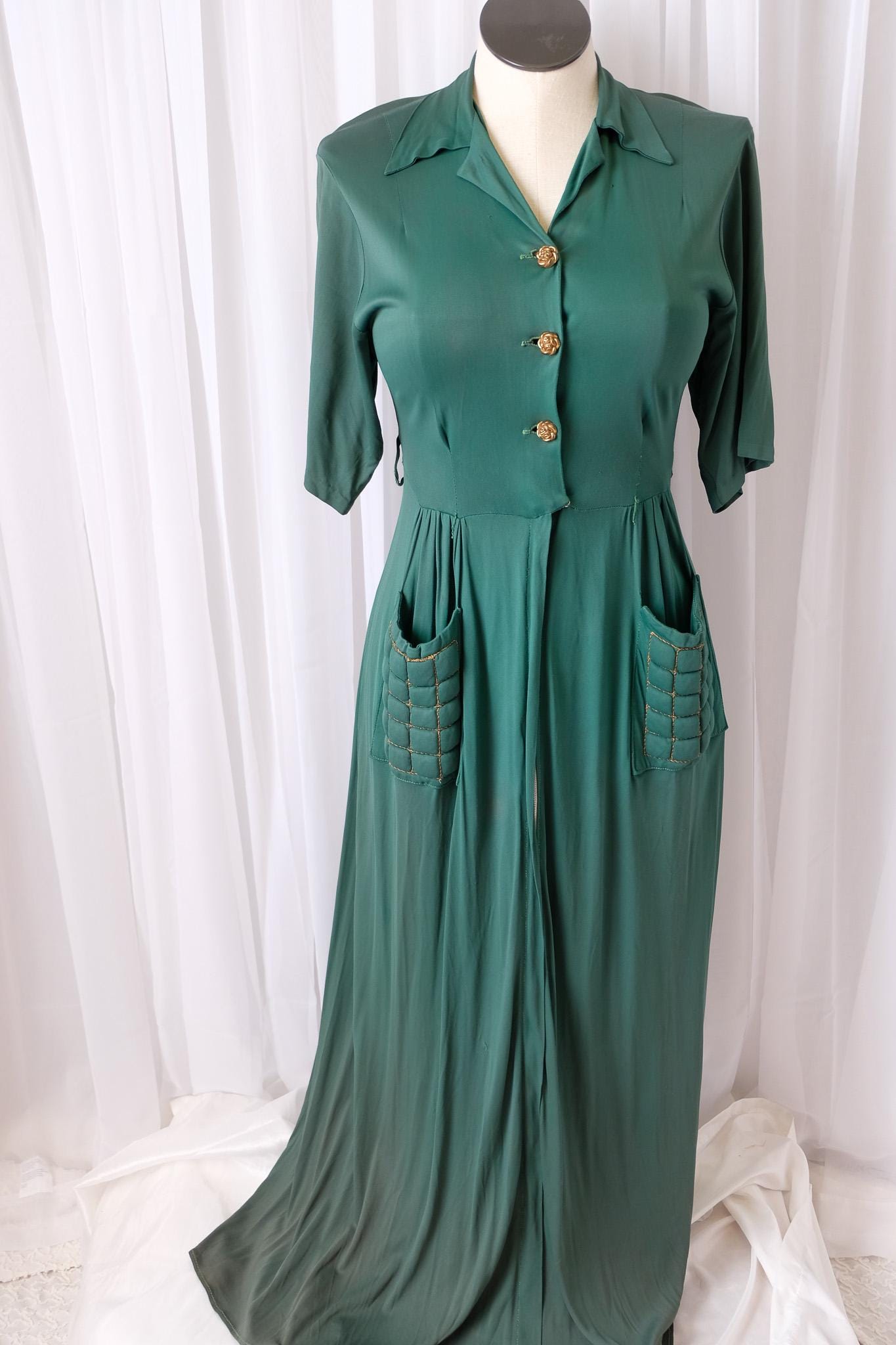 Green Lingerie Dress