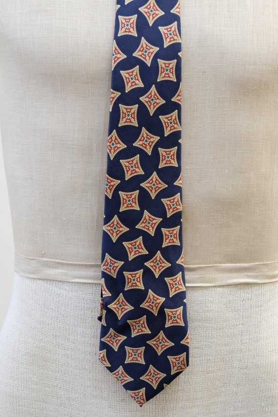 1990's Vintage Liberty Of London Silk Necktie / D… - image 8