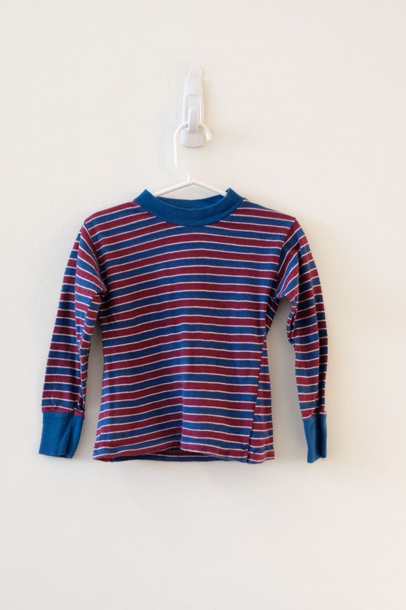 1960's Vintage Little Kids Mod Stripe Polyester K… - image 3