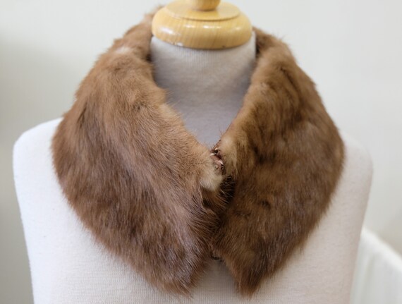 1950's Vintage Tones of Ranch Brown Mink Fur Coll… - image 6