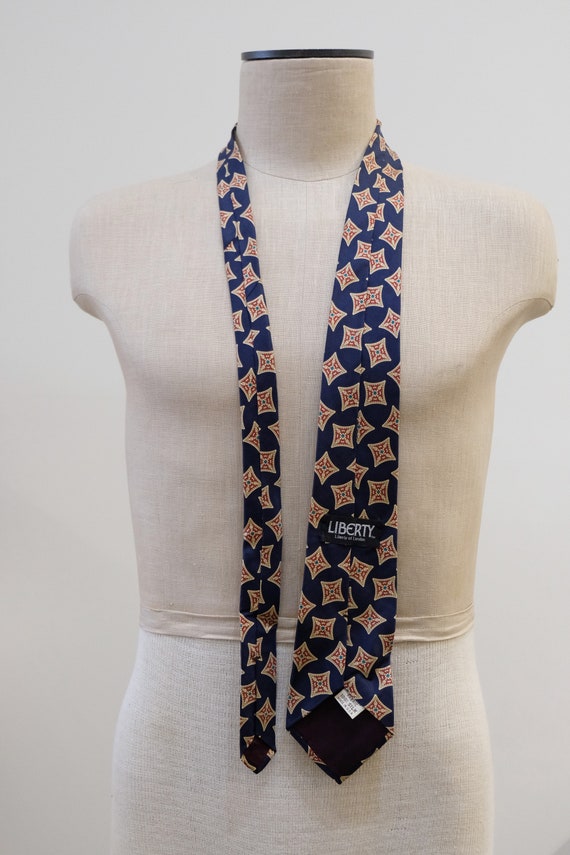 1990's Vintage Liberty Of London Silk Necktie / D… - image 9