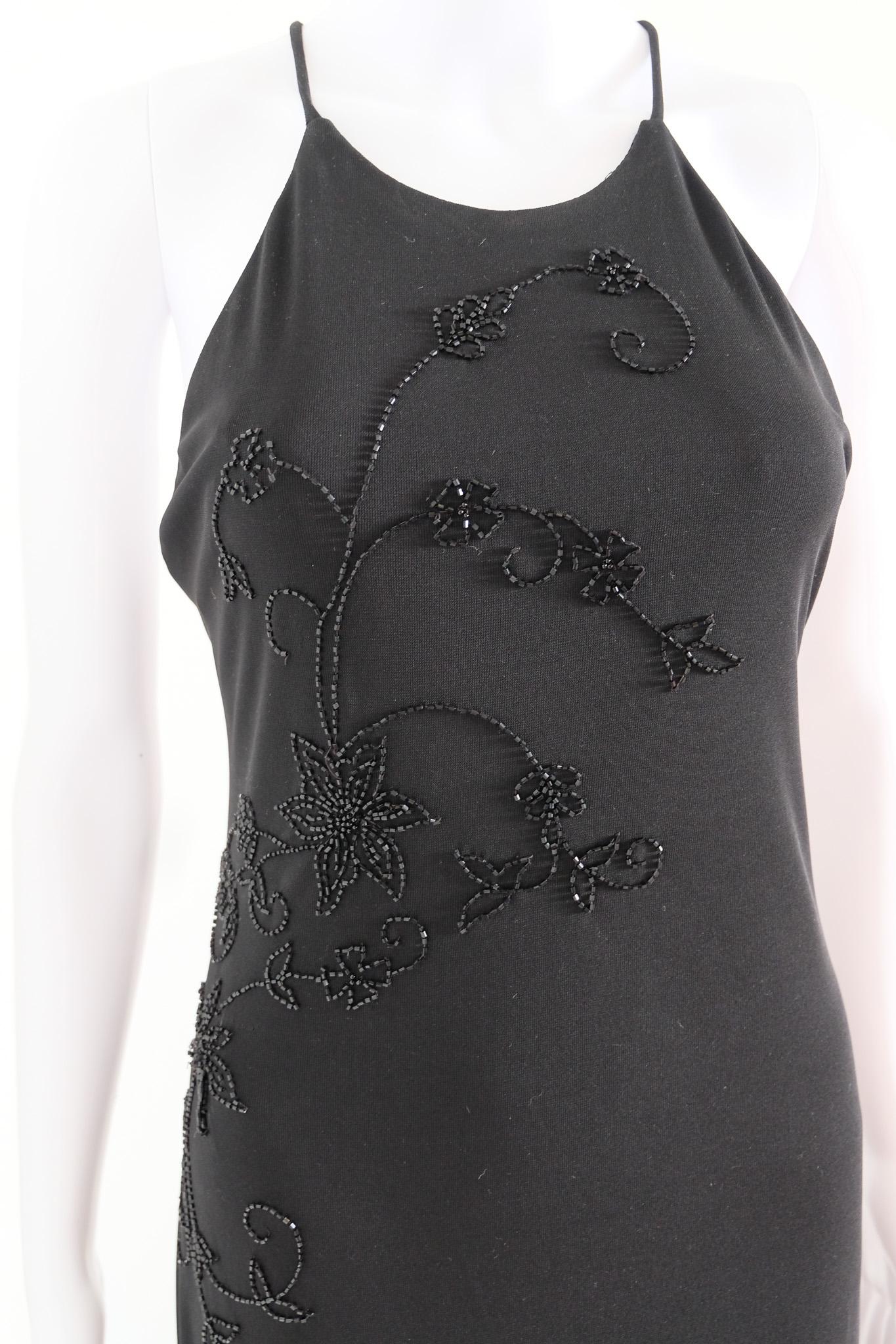 pacsun black beaded dress Bella and Bloom Boutique main image 0