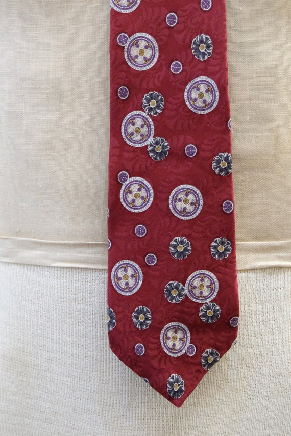 1990's Vintage Liberty Of London Silk Necktie / T… - image 8