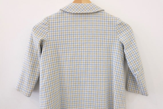 1960's Vintage Little Girls Wool Houndstooth Alin… - image 5