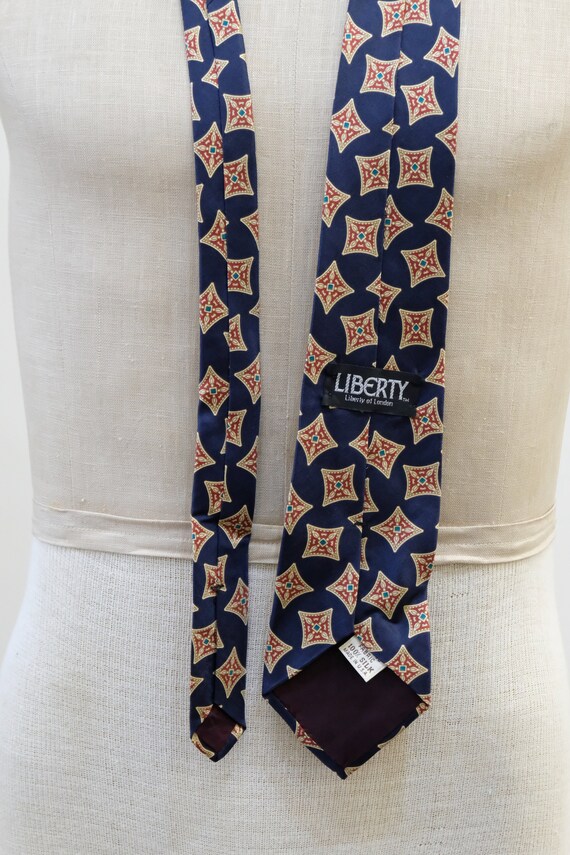 1990's Vintage Liberty Of London Silk Necktie / D… - image 6