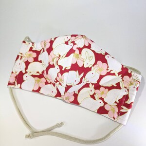 White Rabbit bunny masks Red black or lilac | Etsy