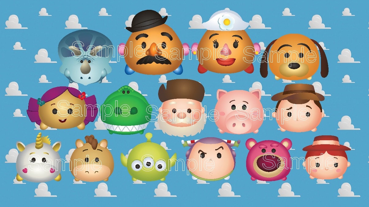 New Thicker Tsum Tsum Toy Story Woody Buzz Disney Etsy