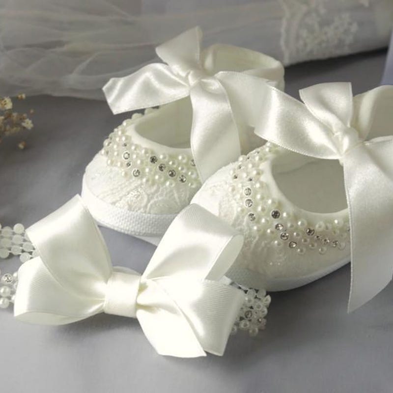 Pearl Baby Shoes - Etsy
