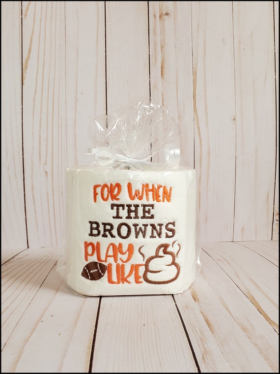 Browns Football, Cleveland Gag Gift, Toilet Paper, Ohio Funny Gift