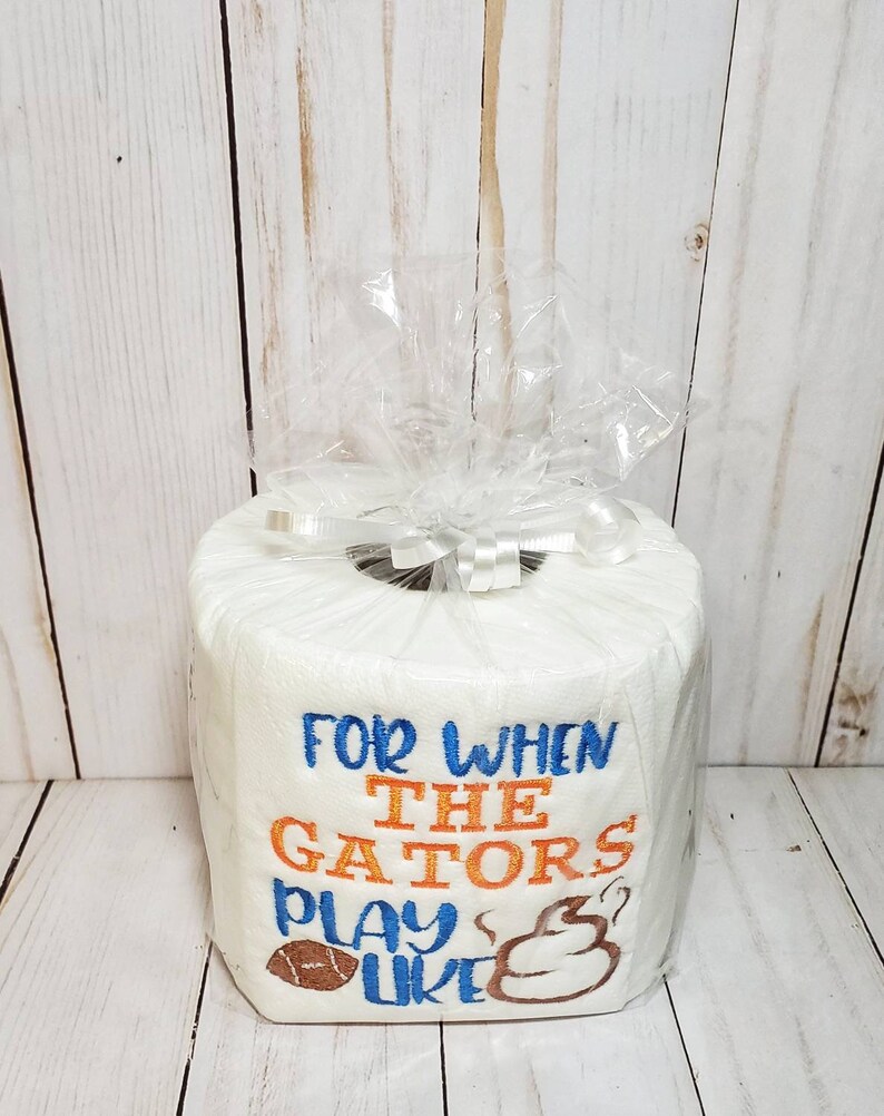 Florida Football Florida Gators Gag Gift Toilet Paper Etsy