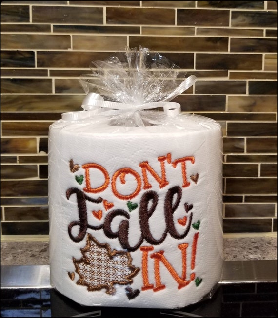 Items Similar To Fall Bathroom Decor Thanksgiving Embroidered