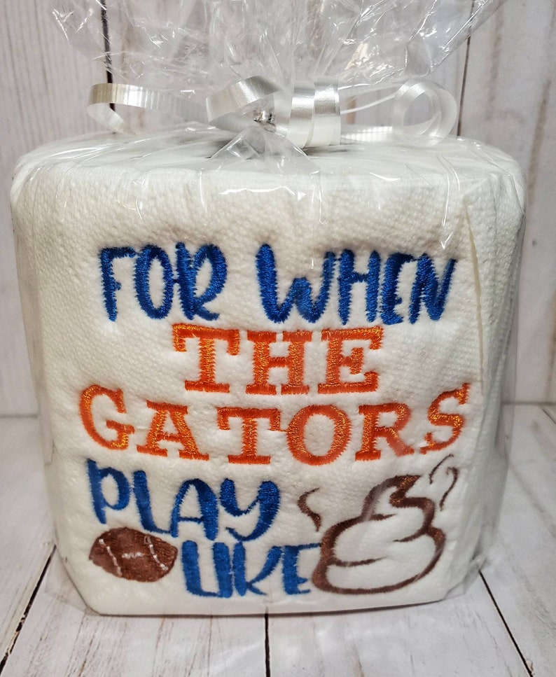 Florida Football Florida Gators Gag Gift Toilet Paper - Etsy