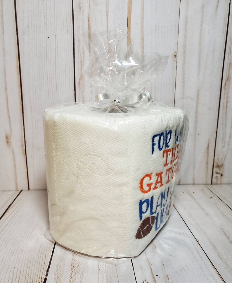 Florida Football Florida Gators Gag Gift Toilet Paper Etsy