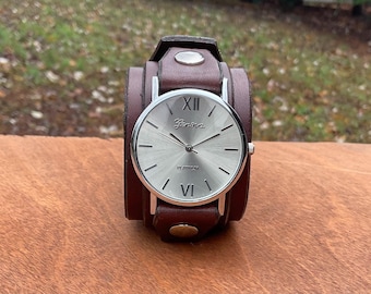 Adrienne Brown Band Watch‎ Cuff Adrienne Brown Band Watch Cuff - Etsy main image 2