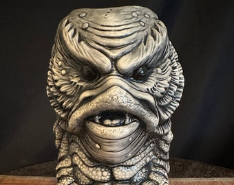 Creature mug B&W