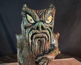 Tabonga Tree Demon ceramic tiki mug