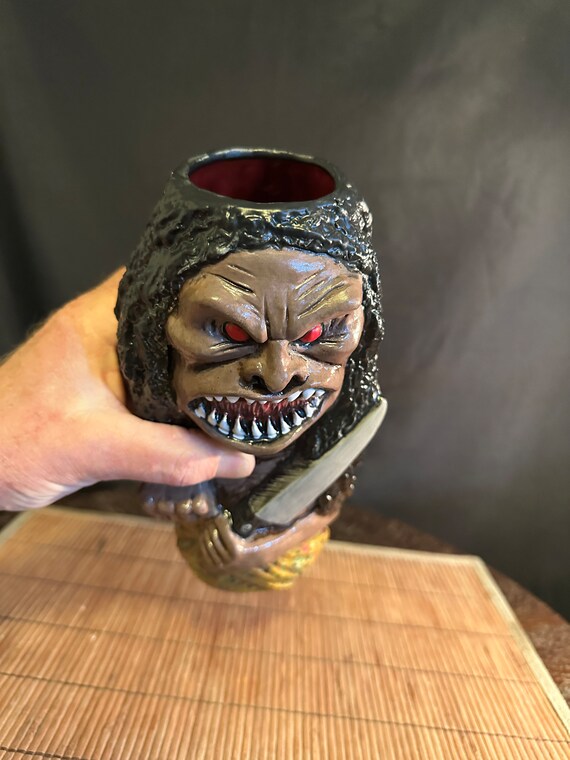 Signed “Chiki Tiki” Original Vintage Modern Pottery Tumbler