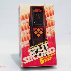 Split Second 5 Electronic Action Games - Parker Brothers 1980 (Read Description)