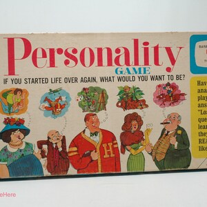Personality Game - Milton Bradley 1968 w Wear