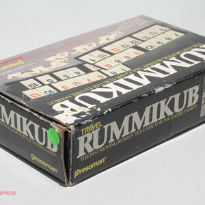 Rummikub Travel Edition Game Pressman 1988 W Box Wear - Etsy