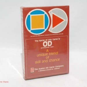 The Name of this Game is OD - Avalon Hill 1985 Brand New