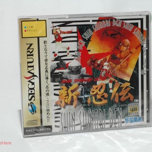 Shin Shinobi Den - Import Sega Saturn 1995 Brand New