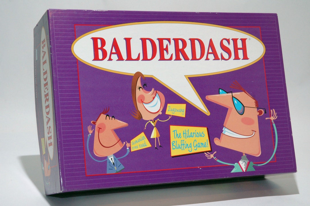 Balderdash the Bluffing Game - Parker Brothers 1995 W Box Wear (read ...
