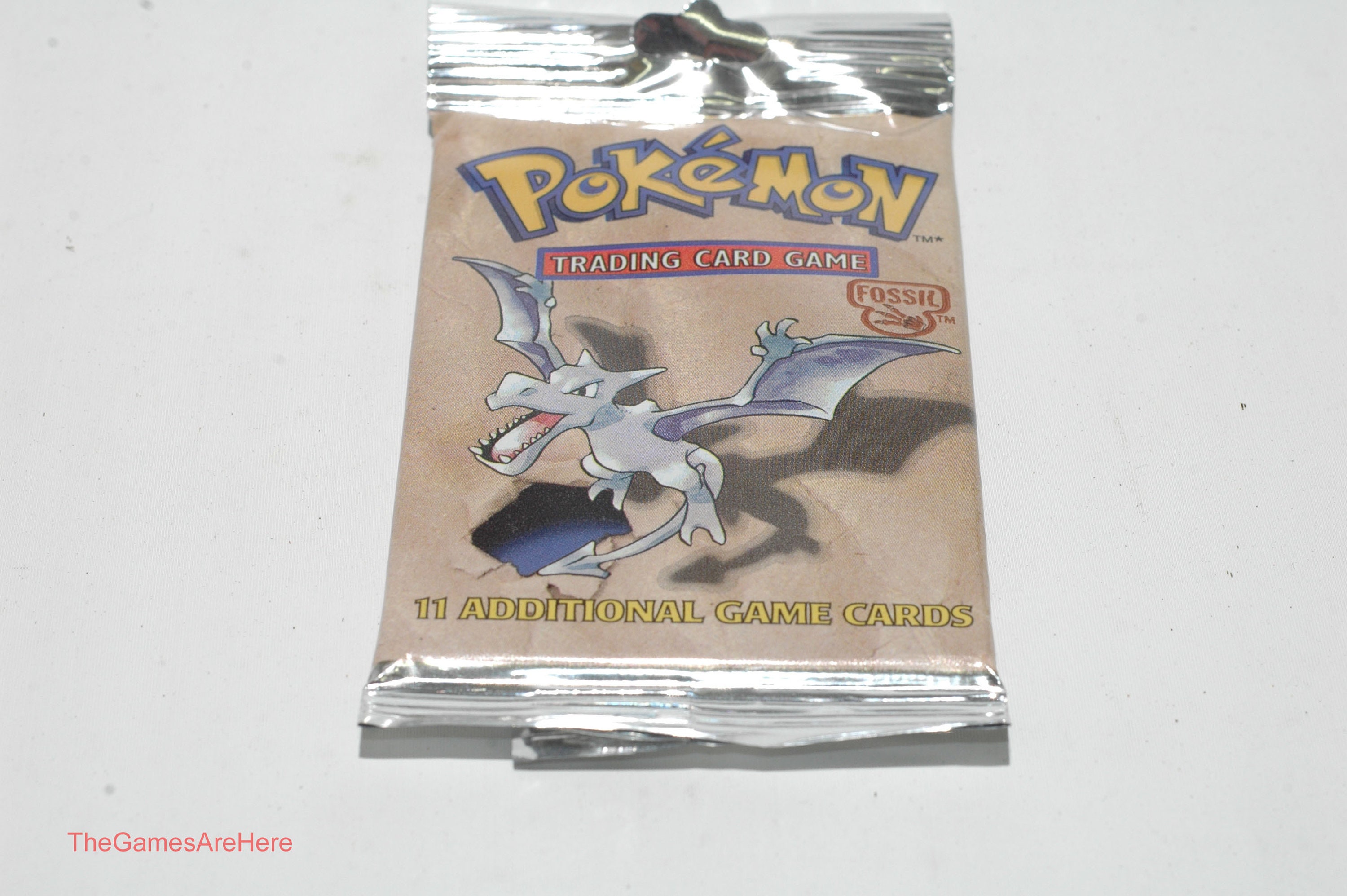 Pokemon Fossil 1st Edition Booster Pack - Aerodactyl - Factory