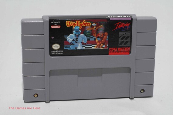 Clay Fighter - Super Nintendo, Interplay 1993 W Instructions - Etsy