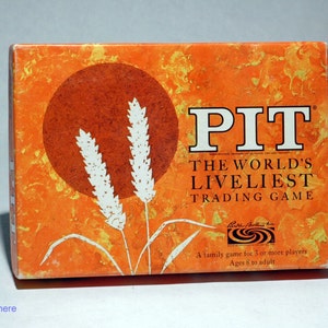 Pit the Worlds Liveliest Trading Game - Parker Brothers 1964 COMPLETE w Some Box wear (read description)