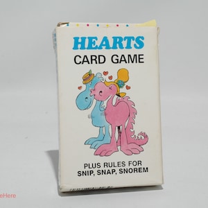 Hearts Card Game - Hoyle 1991 w Box Damage COMPLETE