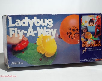 Ladybug Fly-A-Way Game - Marx Toys 1977 COMPLETE