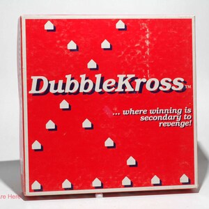 DubbleKross Game - Red Oak Products 1991 COMPLETE
